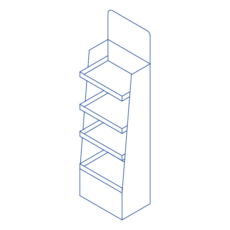 落地式紙貨架2