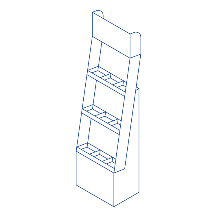 落地式紙貨架3