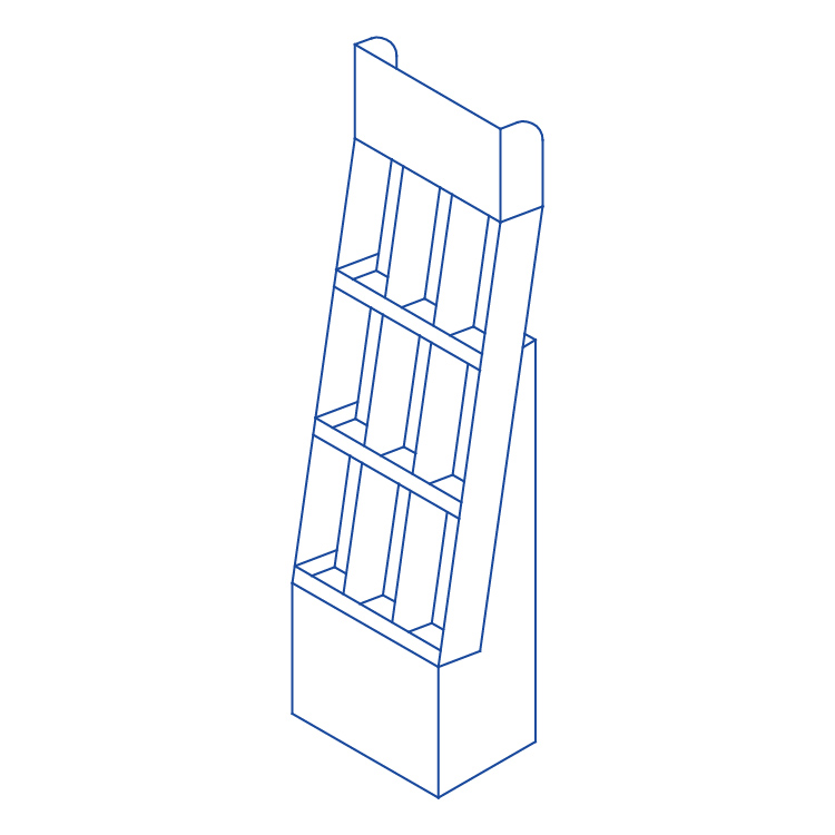 落地式紙貨架4