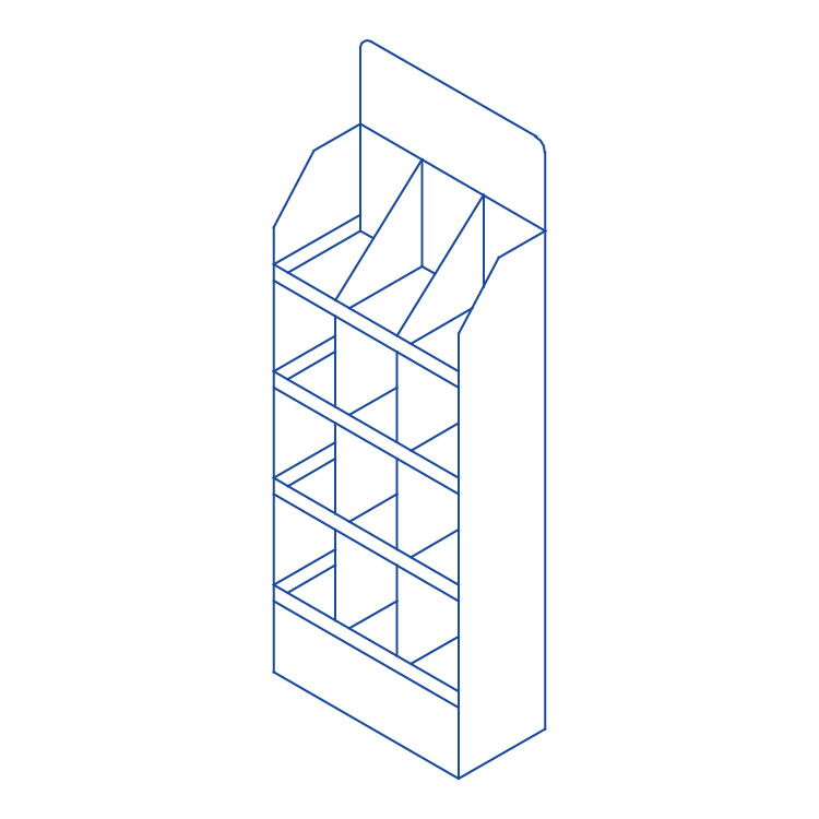 落地式紙貨架5