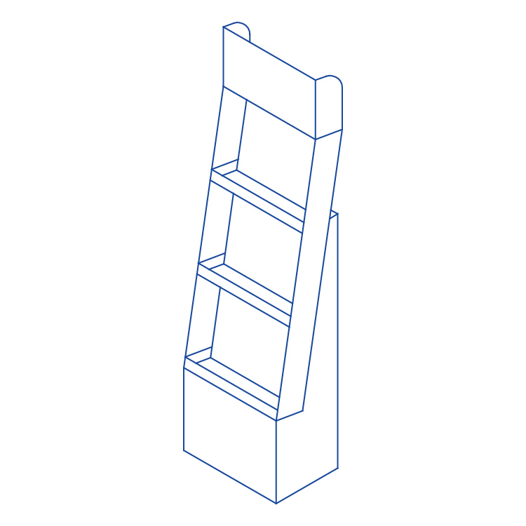 落地式紙貨架6