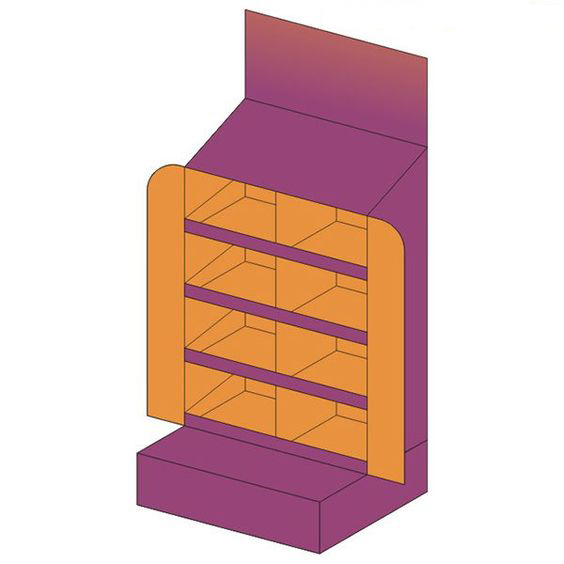 落地式紙貨架8